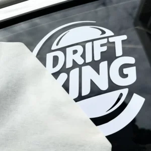 Weatherproof Die Cut Truck Window Transfer Decals No Background PVC Car Window Stickers for Decoration Use
