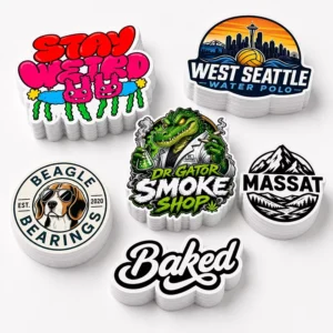 Weatherproof Durable Custom Dye-Cut PVC Logo Packaging Stickers