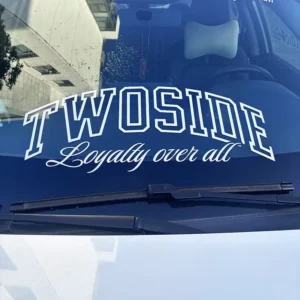 Weatherproof Fade Resistant Custom Logo Print Car Glass Window Windscreen Car Windshield Decals Banner Stickers