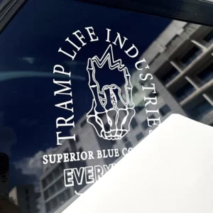 Weatherproof Outdoor Die Cut Lettering Transfer Car Decals Removable Adhesive Car Window Stickers Decals