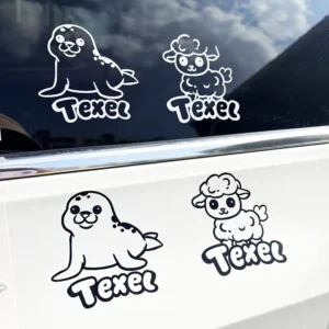 Weatherproof Windshield PVC Custom Die Cut Car Window Transfer Decals Car Bumper Outdoor Use Vinyl Sticker