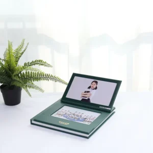 Wedding Baby Photo Album Linen PU Cloth Cover Personalized Hardcover Logo Printing