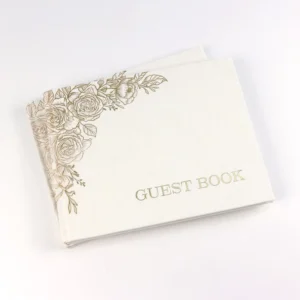 Wedding Guest Book, Journal, Travel Diary, and Linen Hardcover Planner Printing Service