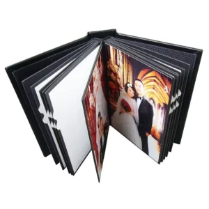 Wedding Leather Self-Adhesive Peel-and-Stick Photo Album with Packaging Box
