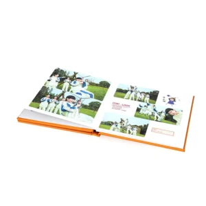 Wedding Photo Album with Cloth or Linen Cover Hardcover Large Capacity Personalized Album