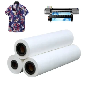 White 100gsm Sublimation Transfer Paper Roll, 1800x100m, for Clothing Textiles