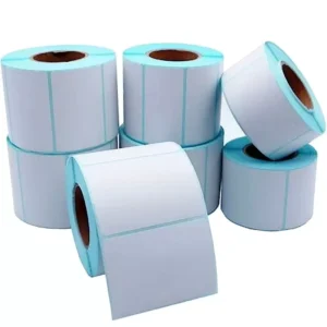 White 2″ x 3″ Thermal Adhesive Paper Roll Labels for Transportation