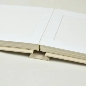 White Black Brown Wedding Photo Album