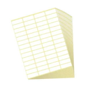 White Blank Rectangular Self-Adhesive Address Label Sheets