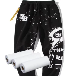 White Dye Sublimation Transfer Paper 60in 500m 120gsm with Custom Logo Packaging for Textile Printing