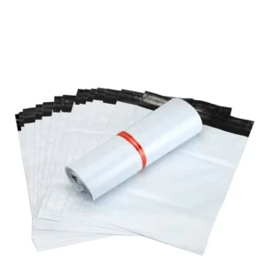 White Express Storage and Transport Bags Self-Adhesive Sealing PE Plastic Envelopes