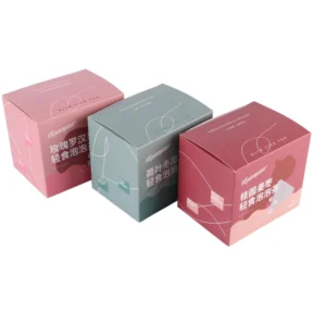 White Folding Cardboard Paper Boxes, Eco-Friendly Recyclable, Offset Printing, Portable, for Food Packaging and Storage