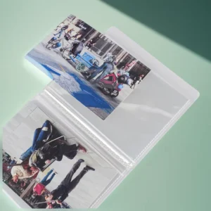 White PP Plastic Waterproof Photo Album 4×6 20 Pages 4R Storage Ultrasonic Binding