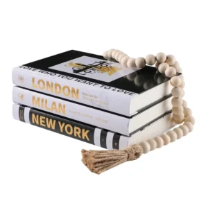 White Paperback Book Decorative Books for Home Decor