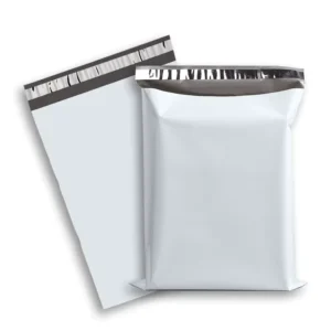 White Plastic Self-Adhesive Shipping Envelopes, Bulk Roll, Mailing Pouches