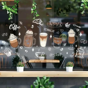 Window Sticker Decal UV Printed Eco Friendly Durable Removable