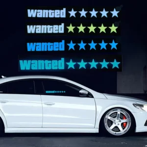 Windshield Electric Car Window Sticker Auto Moto Safety Sign Decals LED Lights for Vehicle Sticker