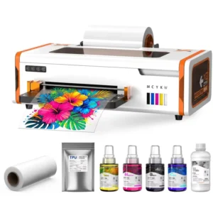 XP600 DTF Transfer Printer 21 cm 2880×1440 DPI White Ink Stirring System A4