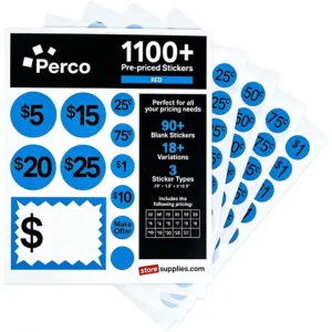 Yard Sale Price Stickers and Removable Discount Labels for Retail Shops