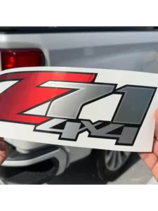 Z71 Decal Reflective ABS Sticker for Off Road Pickup Truck 4X4 Modification Car Accessory
