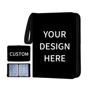 Zipper Collectible Card Book Game Card Trading Card Binder Custom Design Pattern High-Capacity Photo Holder