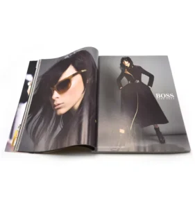 fashion modeling bright color glossy paper perfect binding magazine/catalogue printing