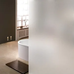 milky pvc static frosted window sticker